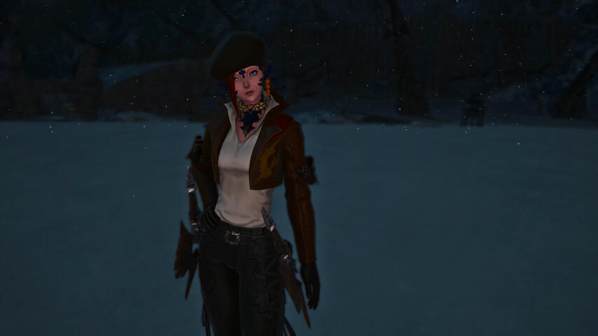 Narani hates the cold but here we are